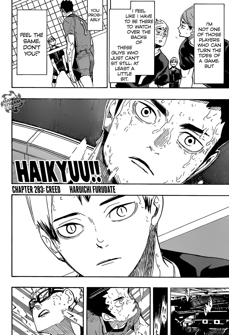 Haikyuu!!, Chapter 283 image 03